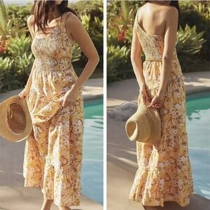 Anthropologie Charlie Holiday Women's Dreamy Floral Pamela Maxi Dress Sz 8 Boho